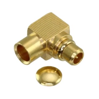 Molex 73415 Series MCX Coaxial Connector PCB Male, 50 Ω, Right Angle, Gold Flash, RG405 Cable 734152161