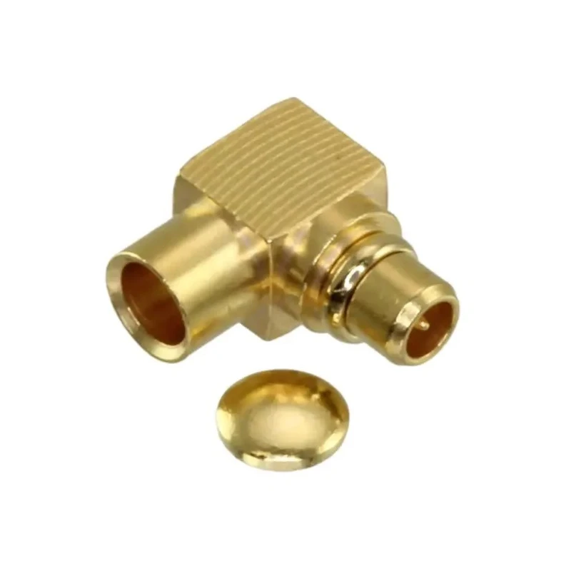 Molex 73415 Series MCX Coaxial Connector PCB Male, 50 Ω, Right Angle, Gold Flash, RG405 Cable 734152161