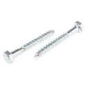 RS PRO Hex Coach Screw Steel Bright Zinc M12 x 65mm DIN 571 824-991