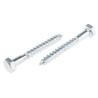 RS PRO Hex Coach Screw Steel Bright Zinc M12 x 65mm DIN 571 824-991