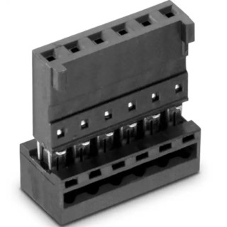 Wurth Elektronik 4-Way IDC Connector Female for Cable, 1 Row 661004152122, 2.54mm Pitch, Right Angle, Unshrouded