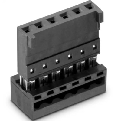 Wurth Elektronik 4-Way IDC Connector Female for Cable, 1 Row 661004152122, 2.54mm Pitch, Right Angle, Unshrouded