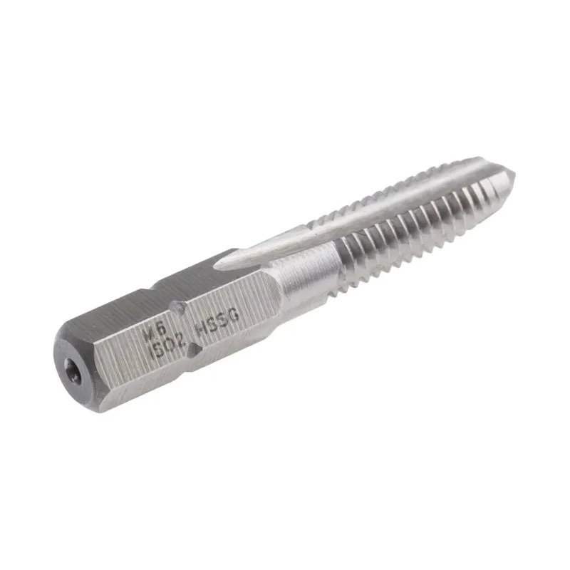 RS PRO Threading Tap M6 Metric Hexagon Drive HSS Single Piece 828-167