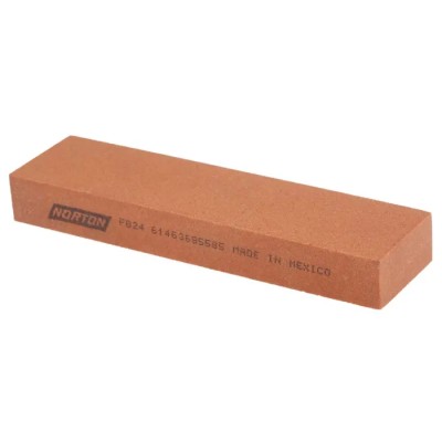 Norton Fine Rectangular Sharpening Stone 102 mm x 25 mm x 13 mm Aluminium Oxide 61463685585