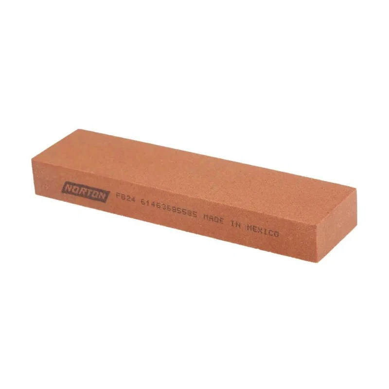Norton Fine Rectangular Sharpening Stone 102 mm x 25 mm x 13 mm Aluminium Oxide 61463685585