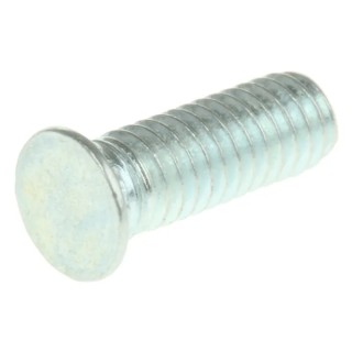 RS PRO Steel Passivated Zinc Plated Self-Clinching Stud M4 x 12mm, 5.9mm Head Diameter, 827-388
