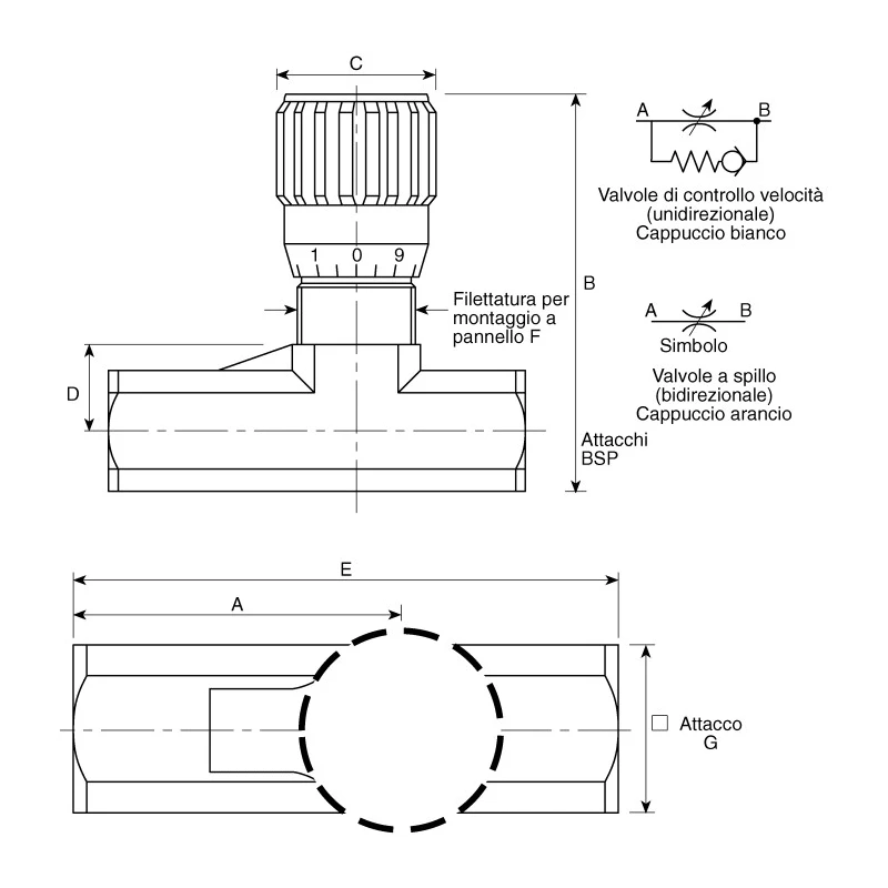 Parker In-Line Mount Hydraulic Flow Control Valve, G Thread, 210 bar, 8 L/min, Nickel Plated Brass Body, 2002-VALVE