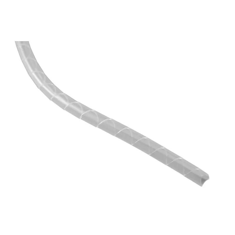 RS PRO Spiral Cable Wrap, Polyethylene, 25mm Max Bundle, 4–6mm Cable Diameter, Natural, 25m Length, 214-4066