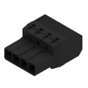 Weidmüller SVF Series PCB Connector, 4 Contacts, 7.62 mm Pitch, 1 Row, Polyamide, Male, 1060850000