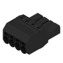 Weidmüller SVF Series PCB Connector, 4 Contacts, 7.62 mm Pitch, 1 Row, Polyamide, Male, 1060850000
