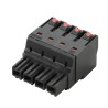 Weidmüller BUF 10.16IT/03/180 AG BK BX PCB Connector, 3-Contact, 10.16 mm Pitch, 1 Row, 34A, 600V, Polyamide 2493400000