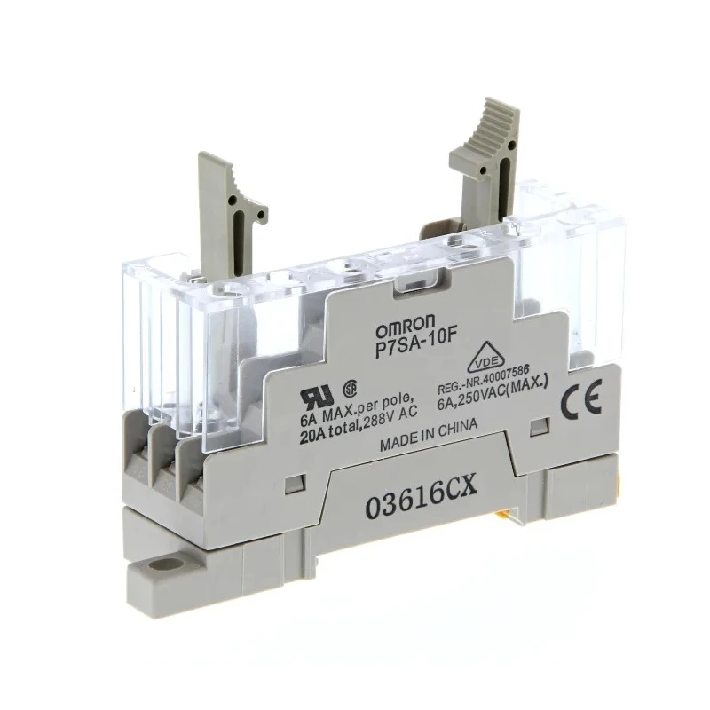 Omron 10 Way DIN Rail Module , 24V, Screw Terminal, For 4 Pole Relays P7SA