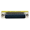 RS PRO D-Sub Adapter 25-Way Male to Female Straight, Gold over Brass/Nickel, 828-252