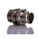 RS PRO Nickel-Plated Brass Conduit Fitting, M20 Thread, 20 mm Size, Silver, IP54, 214-9560