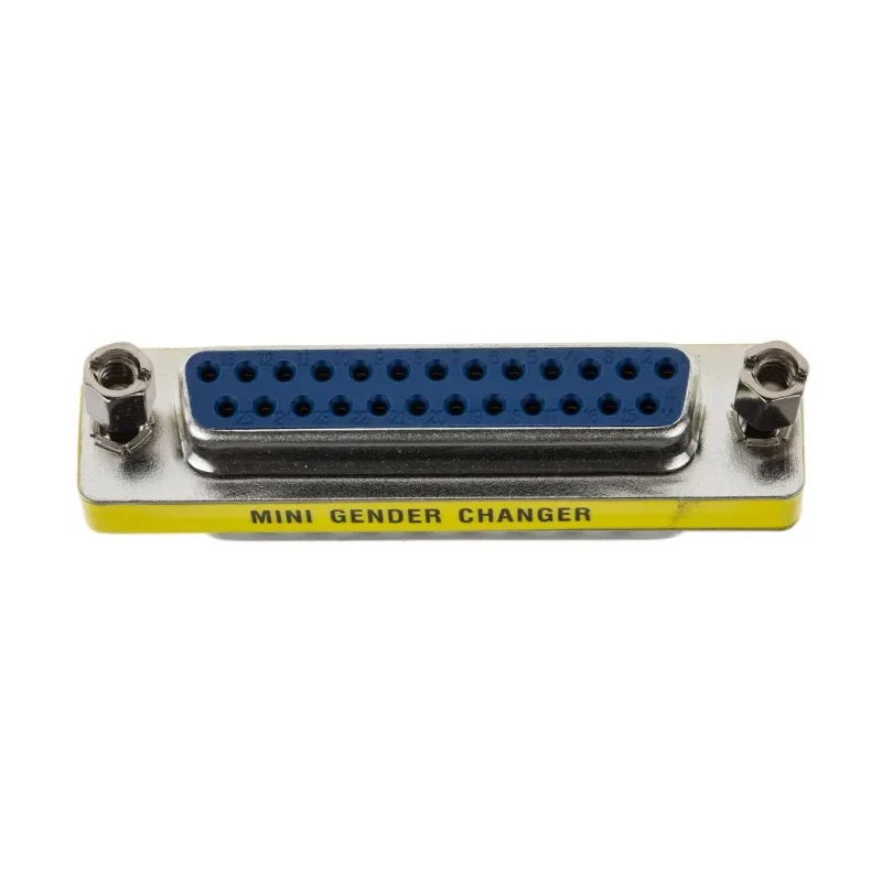 RS PRO D-Sub Adapter 25-Way Male to Female Straight, Gold over Brass/Nickel, 828-252