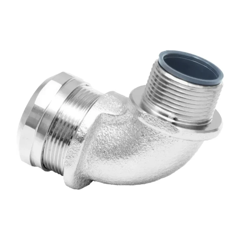 RS PRO Nickel Conduit Fitting, Brass, M20 Thread, 16 mm Nominal Size, Silver, IP67, Model 214-9574