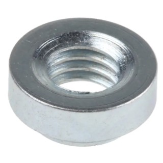 RS PRO Passivated Zinc Plated Steel Clinch Nut, M5 x 2, 6.35mm Fixing Hole, 8.7mm OD, 827-669