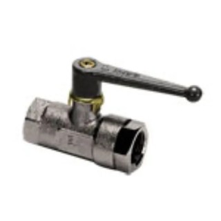 Legris Nickel Plated Brass Threaded Ball Valve, Female G Thread, 1/8 in Ports, 80°C Max, 0402 04 10