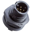 Amphenol Industrial LTW X-Lok Series Circular Connector 3 Ports, Female-Male, 14.29 mm, AD-03PMMP-QC8001