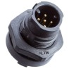 Amphenol Industrial LTW X-Lok Series Circular Connector 3 Ports, Female-Male, 14.29 mm, AD-03PMMP-QC8001