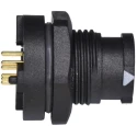 Amphenol Industrial LTW X-Lok Series Circular Connector 3 Ports, Female-Male, 14.29 mm, AD-03PMMP-QC8001