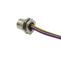 Amphenol Industrial Female M12 Sensor Actuator Cable, 17 Way, 200 mm, Unterminated Free End, IP68 M12A-17PFFC-SF8C20