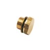 Legris 220 Series Brass Plug Fitting, G Thread, 3/8 in, 17mm OD, Max 60 bar, 0220 17 00