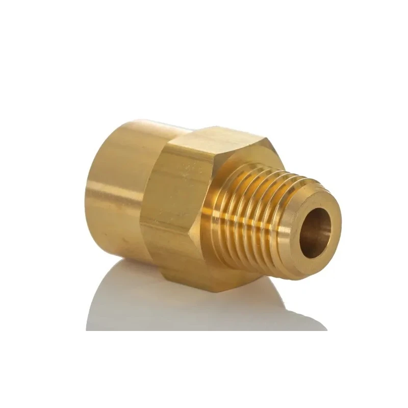 Norgren 36 Series BSP Brass Pneumatic Fitting R 1/4 Male, Nickel Plated 181250628