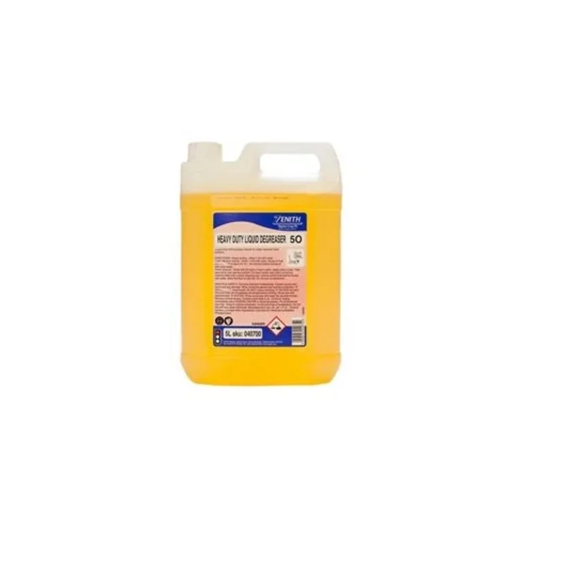 Zenith Hygiene Heavy Duty Liquid Degreaser, 5 L Can, Non-Ionic Surfactants, Alkalis, Sequestrants 040700