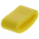 HellermannTyton Ovalgrip Slide-On Cable Marker, Pre-Printed 'A', 6mm Max Cable, 2.5mm Min Cable, Yellow PVC, Flame 901-10452
