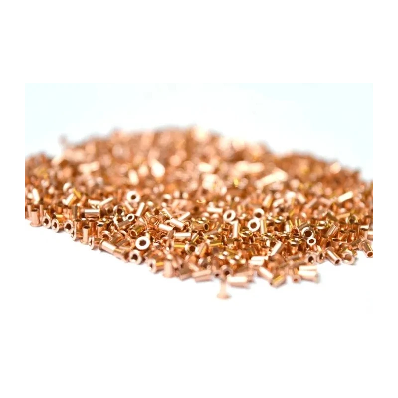 Fortex Copper Through Hole Contact PCB Rivet PTH400-RIV1.2, 1.2 mm Compatible Hole, 2.6 mm Height, 1.6 mm Panel Thickness