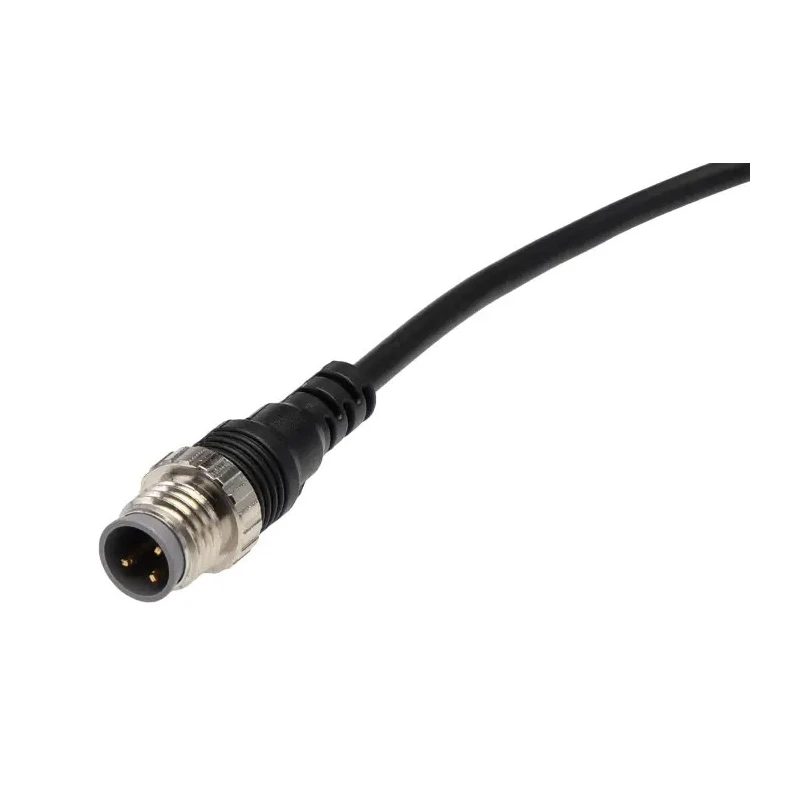 Omron Threaded Barrel Inductive Proximity Sensor, M5, 1.2 mm Detection, PNP Output, Stainless Steel E2E-S05S12-CJ-B1 0.3M