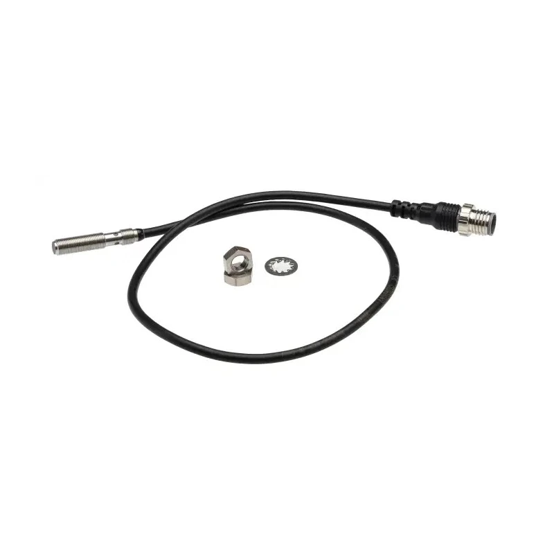 Omron Threaded Barrel Inductive Proximity Sensor, M5, 1.2 mm Detection, PNP Output, Stainless Steel E2E-S05S12-CJ-B1 0.3M