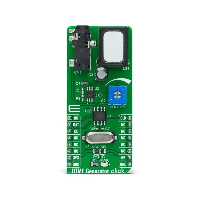 MikroElektronika DTMF Generator Click Add On Board for MCU Interfaces HT9200A MIKROE-4298