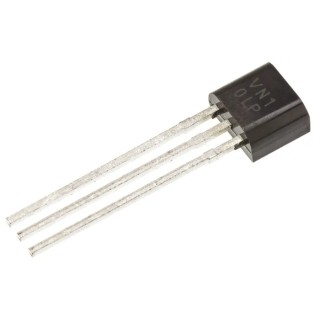 DiodesZetex N-Channel MOSFET, 270 mA, 60 V, 3-Pin E-Line, Through-Hole, Enhancement Mode VN10LP