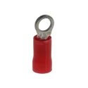 RS PRO Plasti-Grip Insulated Crimp Ring Terminal M3.5 Stud Size 22–16 AWG Red 34142