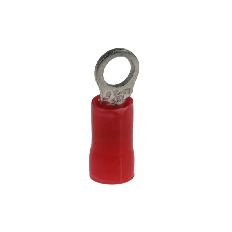 RS PRO Plasti-Grip Insulated Crimp Ring Terminal M3.5 Stud Size 22–16 AWG Red 34142