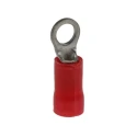 RS PRO Plasti-Grip Insulated Crimp Ring Terminal M3.5 Stud Size 22–16 AWG Red 34142
