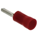 TE Connectivity PLASTI-GRIP Insulated Tin Crimp Pin Connector, 22–16 AWG, Nylon, 1.8 mm Pin Diameter, 6.8 mm Pin 165143