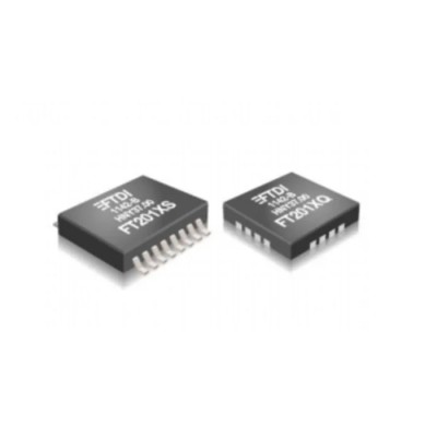 FTDI Chip Universal Asynchronous Receiver & Transmitter, 3.4 Mbps, 16-Pin QFN, Surface Mount, FT201XQ-T