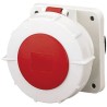 MENNEKES Industrial Power Connector 125A 400V Panel Mount IP67 Red TorsionSpringCONTACT