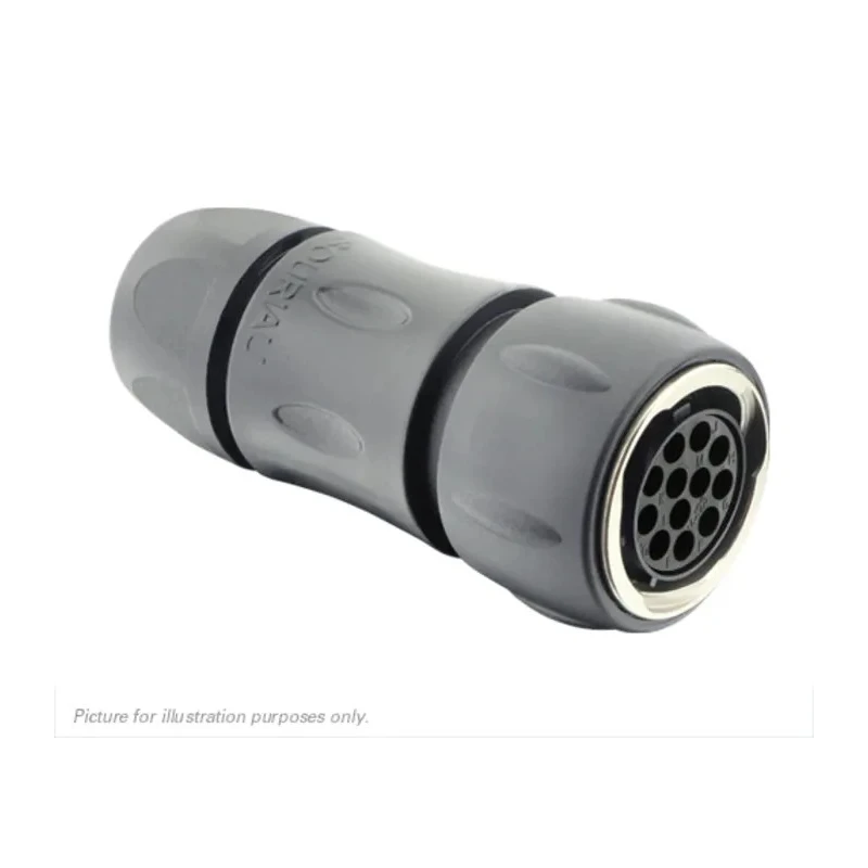 Souriau Sunbank by Eaton 12-Contact Circular Connector, Cable Mount, Plug, Female, IP68/IP69K, 10A, 63V UTGX6JC1412S