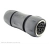 Souriau Sunbank by Eaton 12-Contact Circular Connector, Cable Mount, Plug, Female, IP68/IP69K, 10A, 63V UTGX6JC1412S