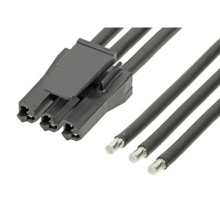 Molex 3 Way Female Super Sabre to 3 Way Unterminated Wire to Board Cable, 150 mm, 600V, Nylon Jacket 216011-1031