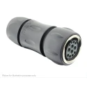 Souriau Sunbank by Eaton Circular Connector 12 Contacts Plug Female IP68 IP69K Cable Mount Bayonet 4A 50V UTGX6JC14E12S