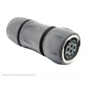 Souriau Sunbank by Eaton Circular Connector 12 Contacts Plug Female IP68 IP69K Cable Mount Bayonet 4A 50V UTGX6JC14E12S