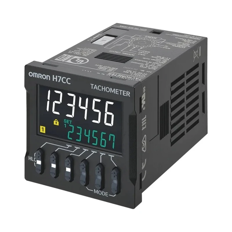 Omron Digital Counter 6-Digit LCD Panel-Mount, 24V AC, H7CC-R11WD