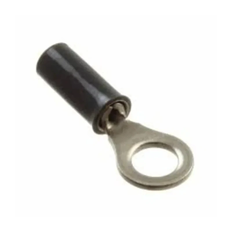 TE Connectivity STRATO-THERM Insulated Ring Terminal, M4 Stud Size, 20 AWG Wire, Grey 1577623-1