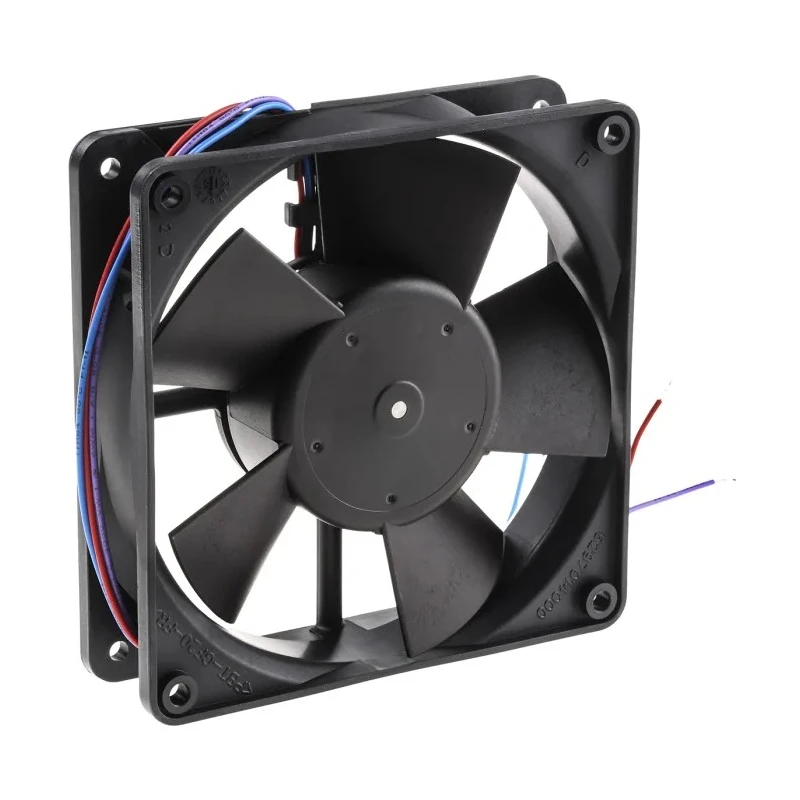 ebm-papst Axial Fan , 4300 Series, 12V DC, 138 m³/h Air Flow, 3.3 W, 70 mA Max, Ball Bearing, IP68, 119x119x32 mm