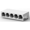 TE Connectivity Universal MATE-N-LOK Straight PCB Header, 5 Contacts, 6.35 mm Pitch, 1 Row, Shrouded, Through-Hole 640466-1